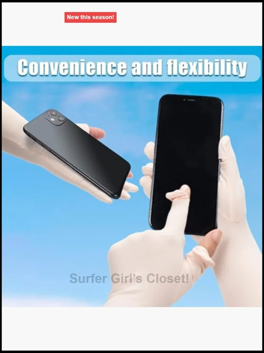 UV Protection Long Arm Driving Gloves for Women